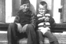 097: l-r Tom Counsel and Brian Hennessey. (1950)  - Tom son of Michael Counsel &amp;amp; Mary Anne Barry;  Brian (visitor) son of John Hennessey &amp;amp; Anastasia McCarthy